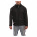 Rain Jacket w/Hood/Pockets Stretch Blk S