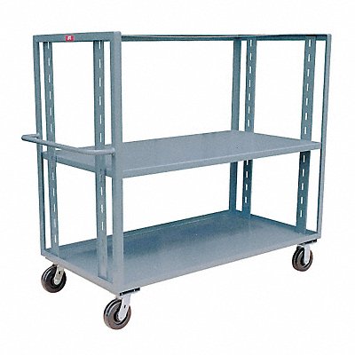 Stock Cart 3000 lb 2 Shelf 48 in L