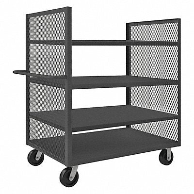 Stock Cart 3000 lb 4 Shelf 60 in L