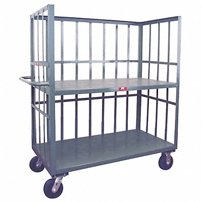 Stock Cart 3000 lb 2 Shelf 36 in L