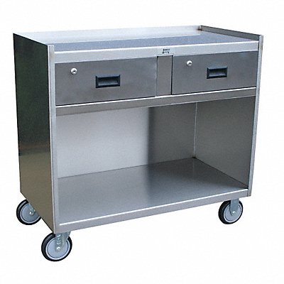 Mobile Workstation SS 36 L 18 W 2 Shelf