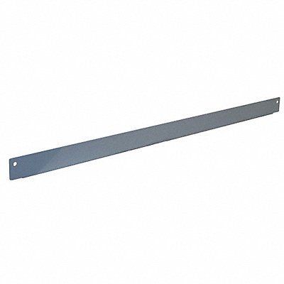 Bin Rail 72 W x 1-1/2 D x 2-5/8 H Blue