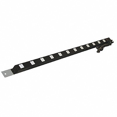 Power Strip 66-1/2 W 1-1/2 H Gray