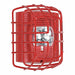 9-ga wire cage protects horn/strobe/spkr