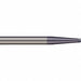 Ball End Mill Single End 12.00mm Carbide