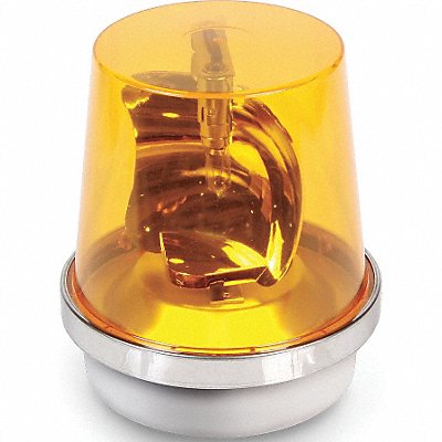 Rotating Warning Light Halogen Amber