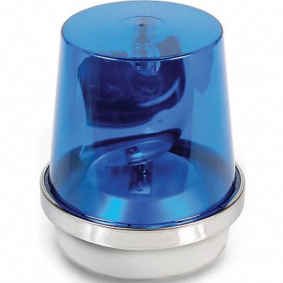 Rotating Warning Light Halogen Blue