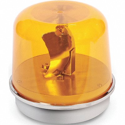 Rotating Warning Light Halogen Amber