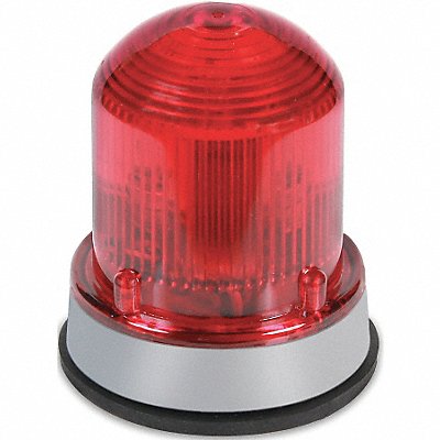 Warning Light 12W Halogen 120VAC Red