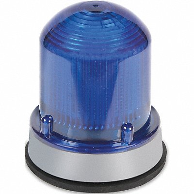 Warning Light LED 120VAC Blue 65 FPM