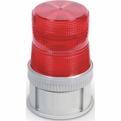 Warning Light Strobe Tube 120VAC Red