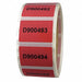 Tamper-Evident Tape 1Inx1-1/2In PK250