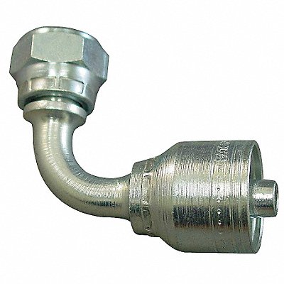 Crimp Fitting 90 Deg 3/8 ID 3/8 FBSPP