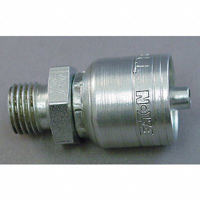 Crimp Fitting 3/8 I.D. 3/8 M BSPP