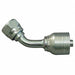 Crimp Fitting 45 Deg 1/4 ID M14-1.5 F