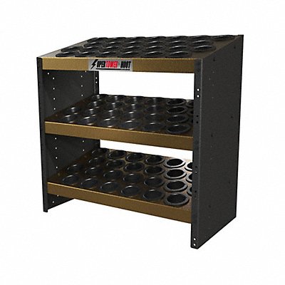 Tool Holder 3 Shelf Steel HSK 100A 78 pc