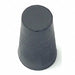 Stopper Sz 0 10 mm BDia Black 0 PK100