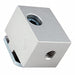 Panel Mount Block Anodized Aluminum