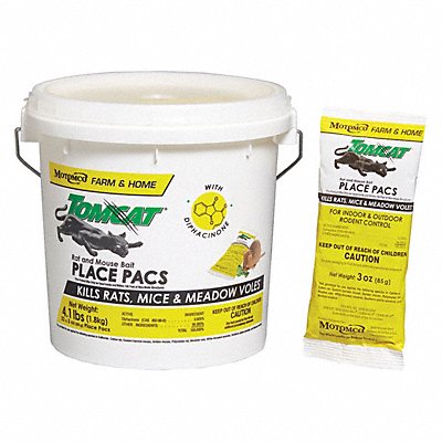 Rodenticide 4.1 lb 3 1/2 in H Green