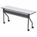 Mobile Table Rectangle Gray 60 W