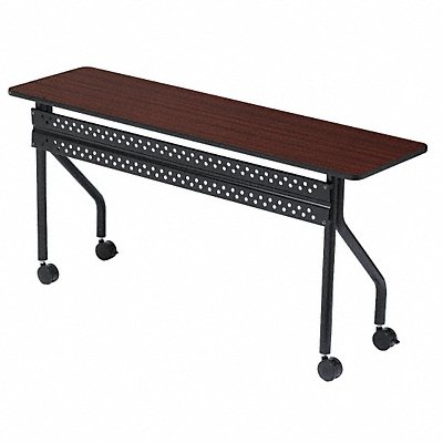 Mobile Table Rectangle Mahogany 60 W