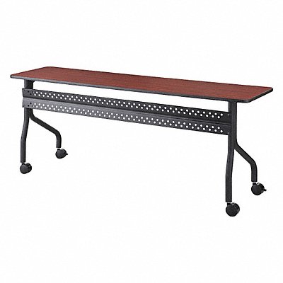 Mobile Table Rectangle Mahogany 72 W