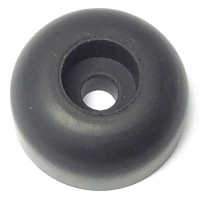 Bumper 3/4 in Black Rubber PK25