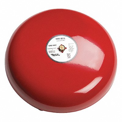 Fire Bell Red 10 In.