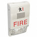 Chime Strobe Marked Fire White