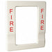 Trim Marked Fire Finish White