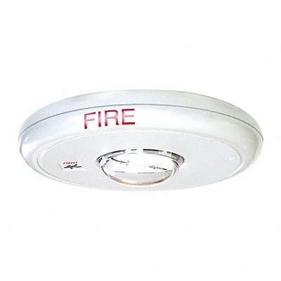 Ceiling Strobe Marked Fire White