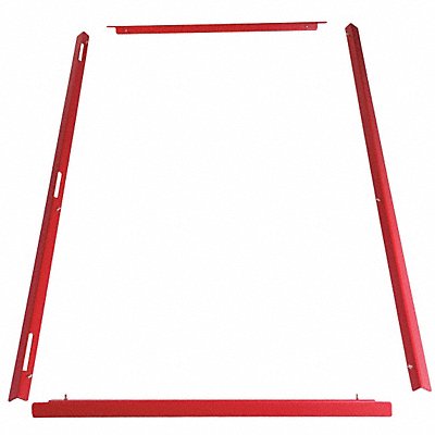 Fire Panel Trim 10 Zone Red