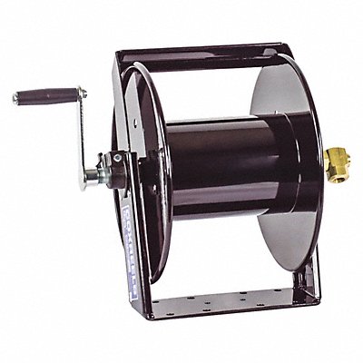 Hand Crank Hose Reel 125 ft 1/2 ID Blck