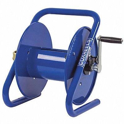 Hand Crank Hose Reel 150 ft 3/8 ID Blue