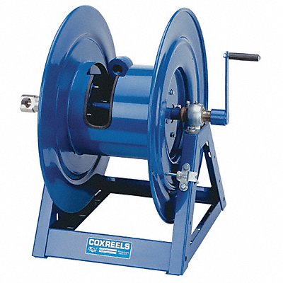 Hand Crank Hose Reel 150 ft 1 ID Blue