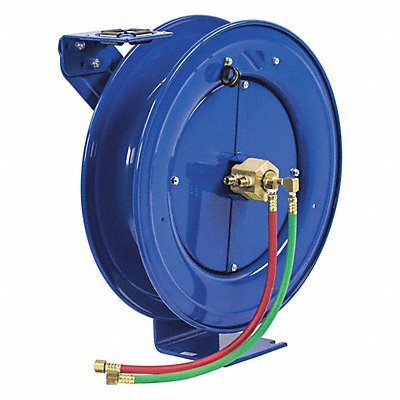 Dual Hose Spring Rewind Hose Reel