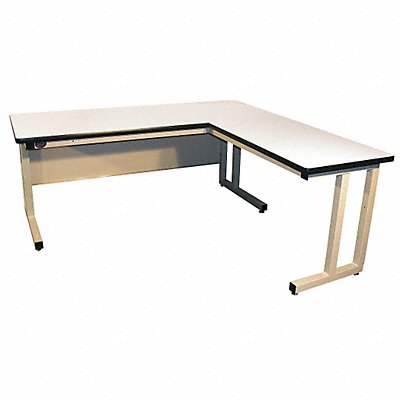 L-Shaped Workbench Laminate 72 W 30 D