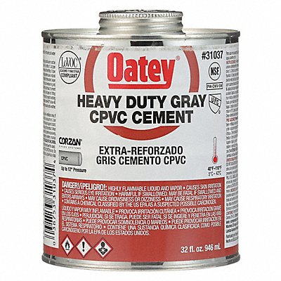 CPVC Cement Heavy Duty Gray 32 oz.