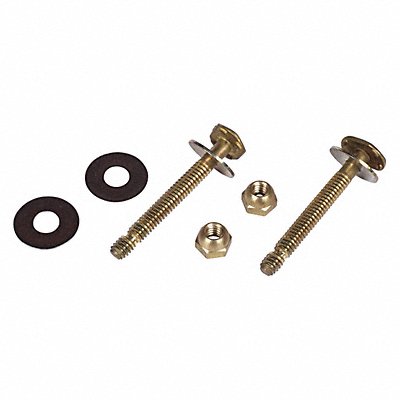 Closet Bolt Brass 1/4 x 2-1/4 