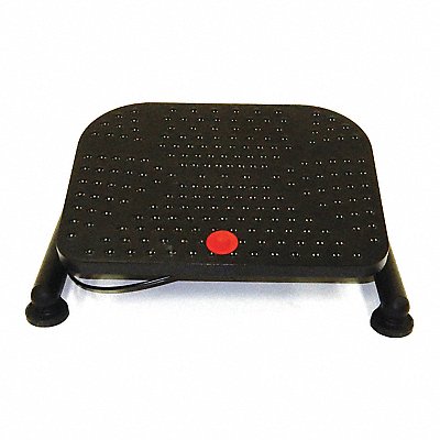 Footrest Black 21 Depth Steel 15 W