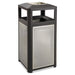 RECEPTACLE,38GAL,ASHTY,BK