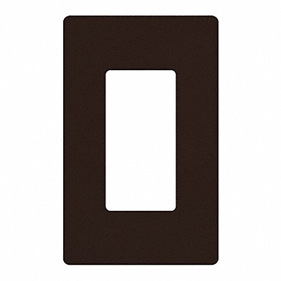 Wallplate 1-Gang Decora Brown