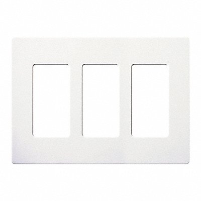 Wallplate 3-Gang Decora White