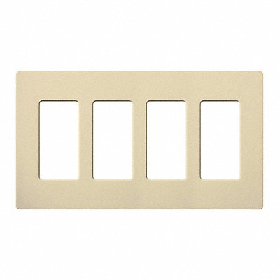 Wallplate 4-Gang Decora Ivory