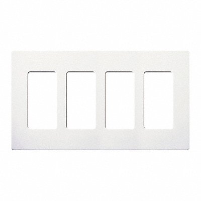 Wallplate 4-Gang Decora White