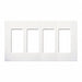 Wallplate 4-Gang Decora White