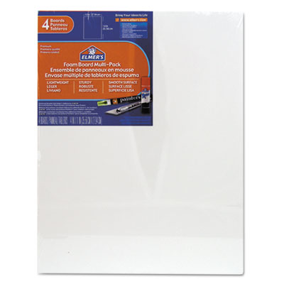 BOARD,FOAM,11X14,4/PK,WH