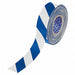 2 X 100 B543 THICK BLU/WHT FLOOR TAPE