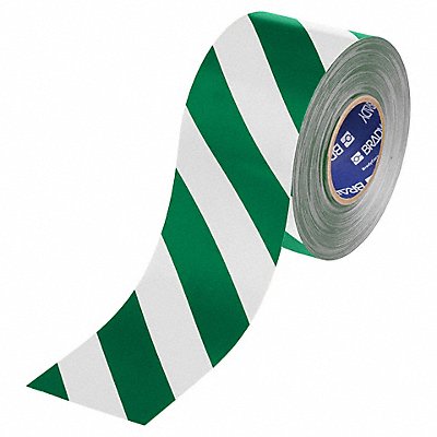 4 X 100 B543 THICK GRN/WHT FLOOR TAPE