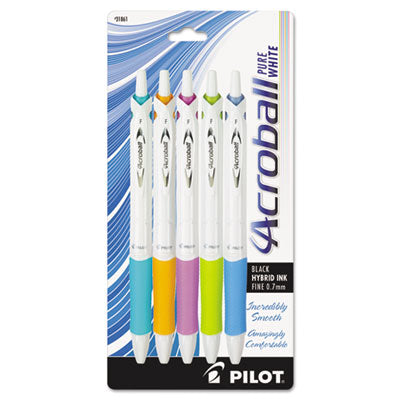 PEN,ACROBALL,BPT,5/PK,WH